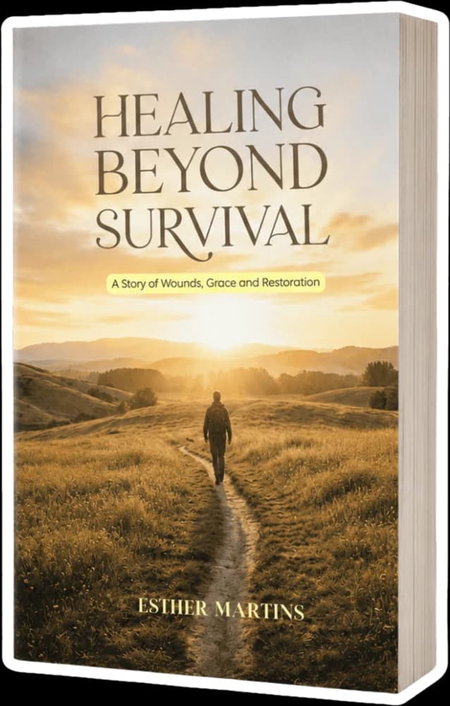 Healing Beyond Survival by Esther Martins — book cover